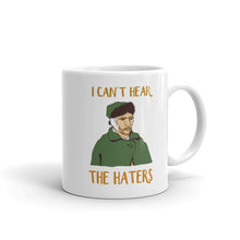 Load image into Gallery viewer, Can´t hear the haters Tasse - Art-apparel-world