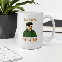 Load image into Gallery viewer, Can´t hear the haters Tasse - Art-apparel-world