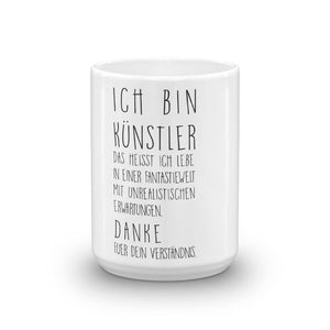 Ich bin Künstler Tasse - Art-apparel-world