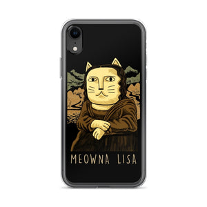 Meowna Lisa iPhone Hülle - Art-apparel-world