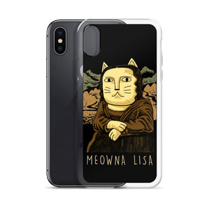 Meowna Lisa iPhone Hülle - Art-apparel-world