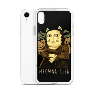 Meowna Lisa iPhone Hülle - Art-apparel-world