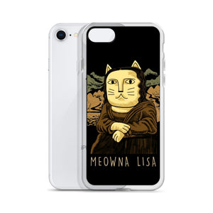 Meowna Lisa iPhone Hülle - Art-apparel-world