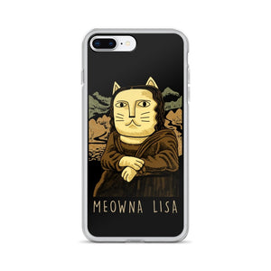 Meowna Lisa iPhone Hülle - Art-apparel-world