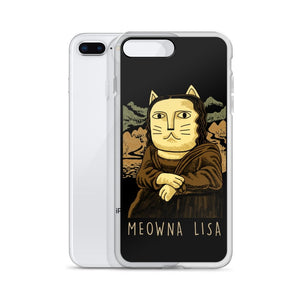 Meowna Lisa iPhone Hülle - Art-apparel-world