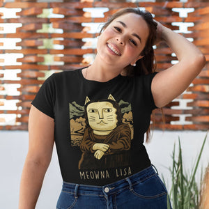 Meowna Lisa Women - Art-apparel-world