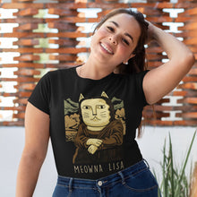 Charger l&#39;image dans la galerie, Meowna Lisa Women Shirt - Art-apparel-world